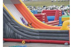 China New Design Inflatable Race Slide for 5K Bouncer Obstacle Challenges Run supplier