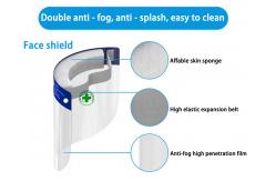 China 32cm * 22cm Protective Face Shield Direct Splash Protection Plastic Face Shield supplier