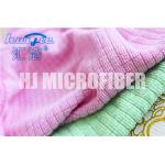 MIcrofiber Weft Knitted Hand Towel home use kitchen stripe cleaning towel super soft