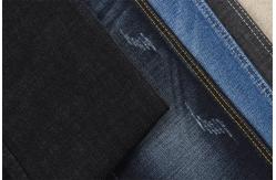 China 10Oz Denim Fabric With Crosshatch Slub Sulfur Black Jeans Material Stretch Textiles supplier
