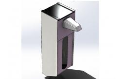 China Stainless Steel Touch Free Hand Sanitizer Dispenser 6cm - 12cm IR Sensing Distance supplier