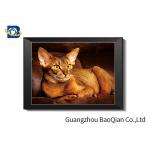 Cute Cat Lenticular Printing Picture With Frame 40 x 40 cm PET 0.65 mm for sale