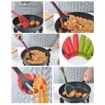 Safe Private Label Silicone Kitchen Accessories Non Stick Customize Spaghetti Tong