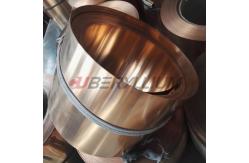 China ASTM C17410 Beryllium Copper Foil Tape 0.08mm For Spring Contacts supplier