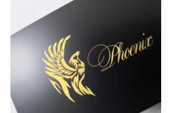 China Matte Black CR80 Gold Metal Business Cards With Laser Engraved supplier