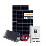 60HZ Complete On Grid Rooftop Solar System 10kw Solar System On Grid for sale