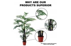 China Customized Simulation 140cm Artificial Bamboo Areca Palm For Decoration supplier