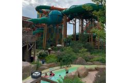 China Customized Splash Water Playground Outdoor Fiberglass Water Slides supplier