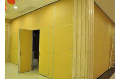 China Moving Vinyl Metal Partition Wall Fabric Training Room Folding Partition supplier