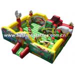 2014 Vivid Popular Transformer Inflatable Combo /Jumping Castle Inflatable /Inflatable Trampoline With Slides CE Certifi for sale