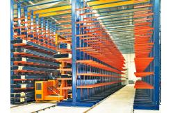 China Adjustable Cantilever Lumber Racks , Metal Racking System For Long / Bulky Materials supplier