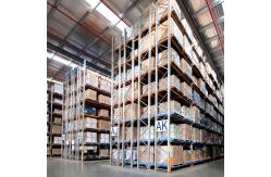 China Industrial Double Deep Pallet Rack Customized Metal Racks For Warehouse Storage supplier