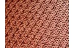 China Anti Skid Expanded Wire Mesh , Q235 Platform Pedal Metal Diamond Mesh 25x50mm supplier