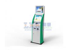 China Custom Self Service Banking Kiosk Touch Screen Kiosks A4 Laser Printer supplier