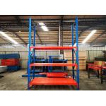 Custom Powder Coated Heavy Duty Industrial Shelving For Warehouse With Steel Plate for sale