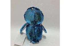 China Hot Selling Voice Recording & Repeating Plush Flip Sequin Penguin Toy supplier