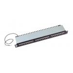 Full Shielded Rack Mount Patch Panel 24 Port Cat5e 19 Krone IDC FTP / STP for sale