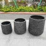 Customed Fiber Clay Planter For Gardening Needs And Affordable