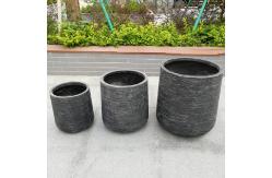 China Customed Fiber Clay Planter For Gardening Needs And Affordable supplier