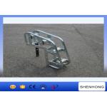 Heavy Duty Tubular Steel Cable Guide Rollers Bend And Manhole Entry Cable Rollers