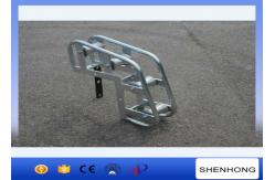 China Heavy Duty Tubular Steel Cable Guide Rollers Bend And Manhole Entry Cable Rollers supplier