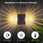 5V Solar Wall Light IP44 Outdoor Solar Fence Lights 2000K For Outdoor Decorative for sale