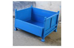 China Foldable 1200mm Length Zinc Plated Q235 Steel Pallet Boxes supplier