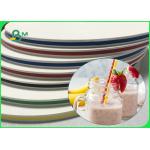 60gsm 120gsm Durable Food Grade Paper Roll 15mm 14mm Width For 5 - 12mm Straws for sale