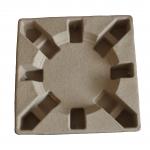 Embossed Logo Electronics Molded Pulp Trays Pulp Mold Packaging for sale