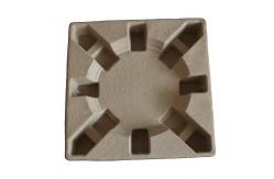 China Embossed Logo Electronics Molded Pulp Trays Pulp Mold Packaging supplier
