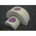 Set 2 Natural Stone Candle Holders Hand Made Material Solid Marble Material for sale