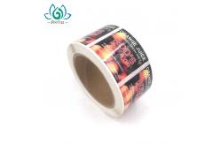 China Custom Waterproof Printed Self Adhesive Labels On A Roll For Water Bottle supplier