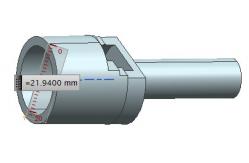 China ISO5356-1-22mm Gauge For Testing Anaesthetic And Respiratory Equipment supplier