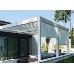 Windproof Zip Blinds and Glass Doors For Outdoor Louvered Electric Pergola