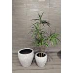Customized Fiber Clay Planter Modern And Weather-Resistant For Gardens