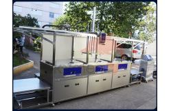 China 28kHz Automatic Ultrasonic Cleaning Equipment Lifting Moving System For Cleaning NdFeB Alloy supplier