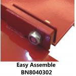 Mobile 8 In 1 Gas Cylinder Caddy With Polypropylene Casters Powder Coated