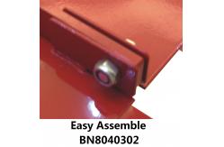 China Mobile 8 In 1 Gas Cylinder Caddy With Polypropylene Casters Powder Coated supplier