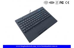 China Customized Layout 87keys Waterproof Keyboard With On/Off Switch Built In Touchpad supplier