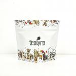 Custom Printed Resealable Tea Packing Bags Mylar Stand Up Pouch With Zipper for sale