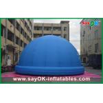 Blue Inflatable Planetarium Astronomy Teaching Tent 3.2M For 360-degree Watching