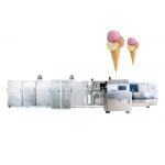 1.5hp High Efficiency Wafer Cone Production Line With Durable Cast Iron Baking Plates for sale