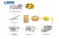 China 500kg / H AutomaticFruit And Vegetable Processing Line Fruit And Vegetable Cleaning Machine supplier