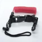 Red Coiled Cable Tool Lanyard Spring Tool Swivel Lanyard Tether Fall Arrest Retractable Tool Lanyard for sale