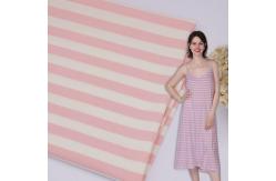 China Smooth Striped Material Fabric Skin Friendly Breathable Combed Cotton Texture supplier