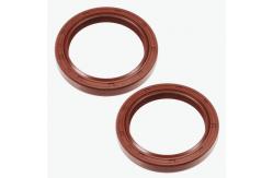 China FPM FKM Brown Oil Seals Oxidation Resistance Double Seal Ring supplier