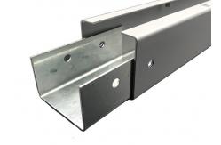 China Q235B 2.4m Powder Coated Cable Trunking SS316 Hot Dipped Galvanized Trunking supplier