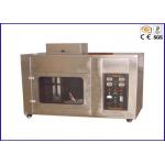 Plastic Horizontal Flammability Tester Burning Rate Test Apparatus With Angle Adjustable for sale