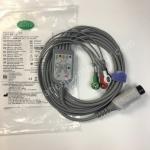 EDAN ECG Cable 5 Lead 6 Pin Defib Snap AHA Reusable 3.4M REF EC05DAS061 IPN 01.57.471472 MPN 01.57.471472016 for sale
