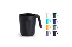 China Plastic Cups With Handles 15oz Reusable Water Cup For Camping supplier